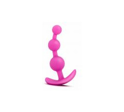 Luxe Be Me 3 Fuschia Anal Beads